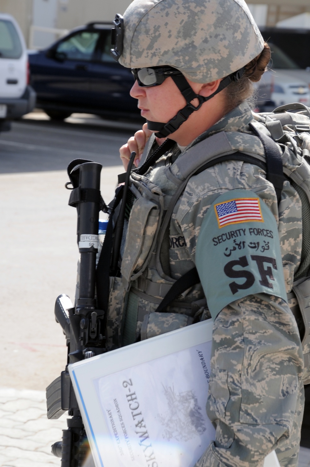 380th Expeditionary Security Forces Squadron Airmen in Action