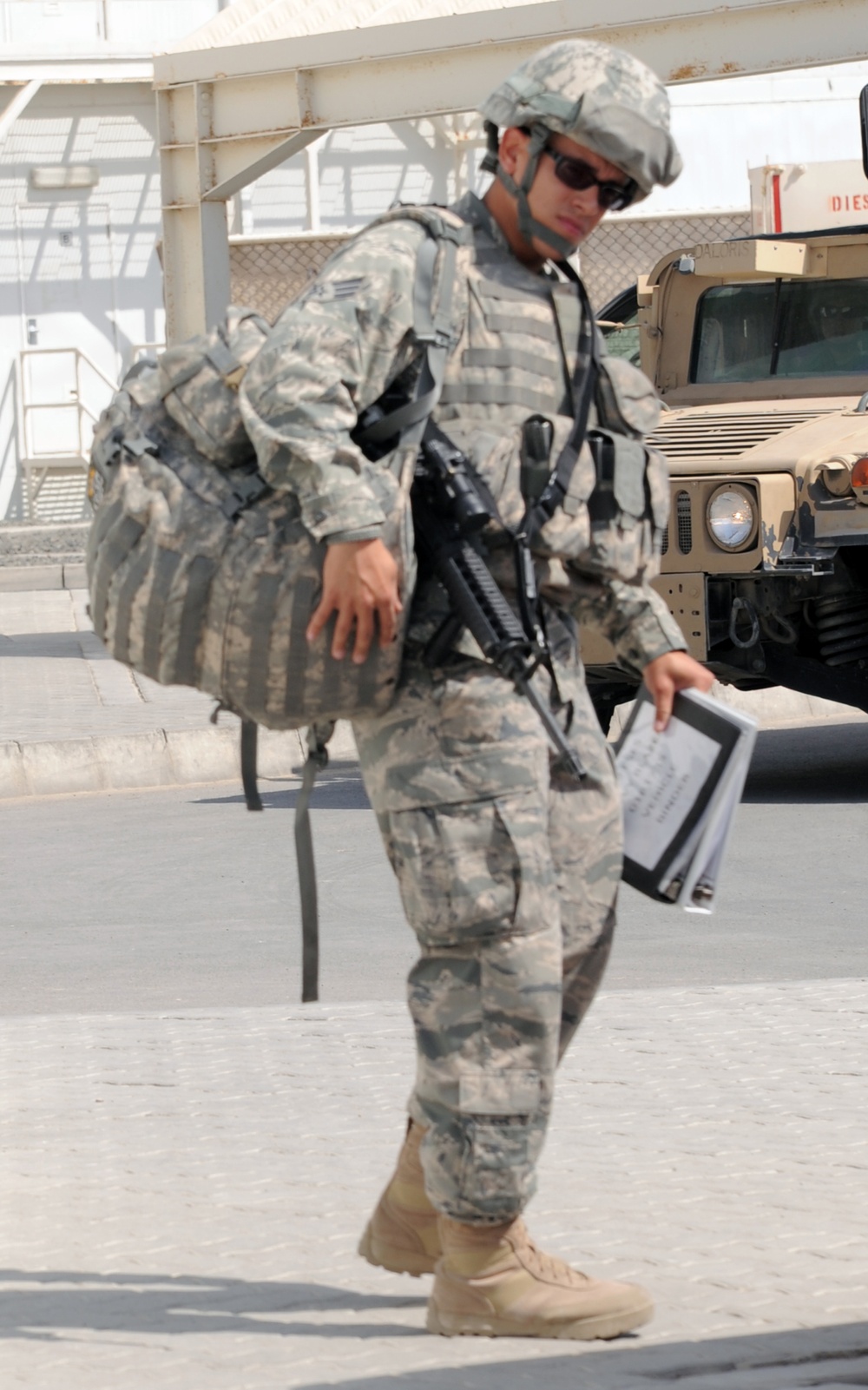 380th Expeditionary Security Forces Squadron Airmen in Action