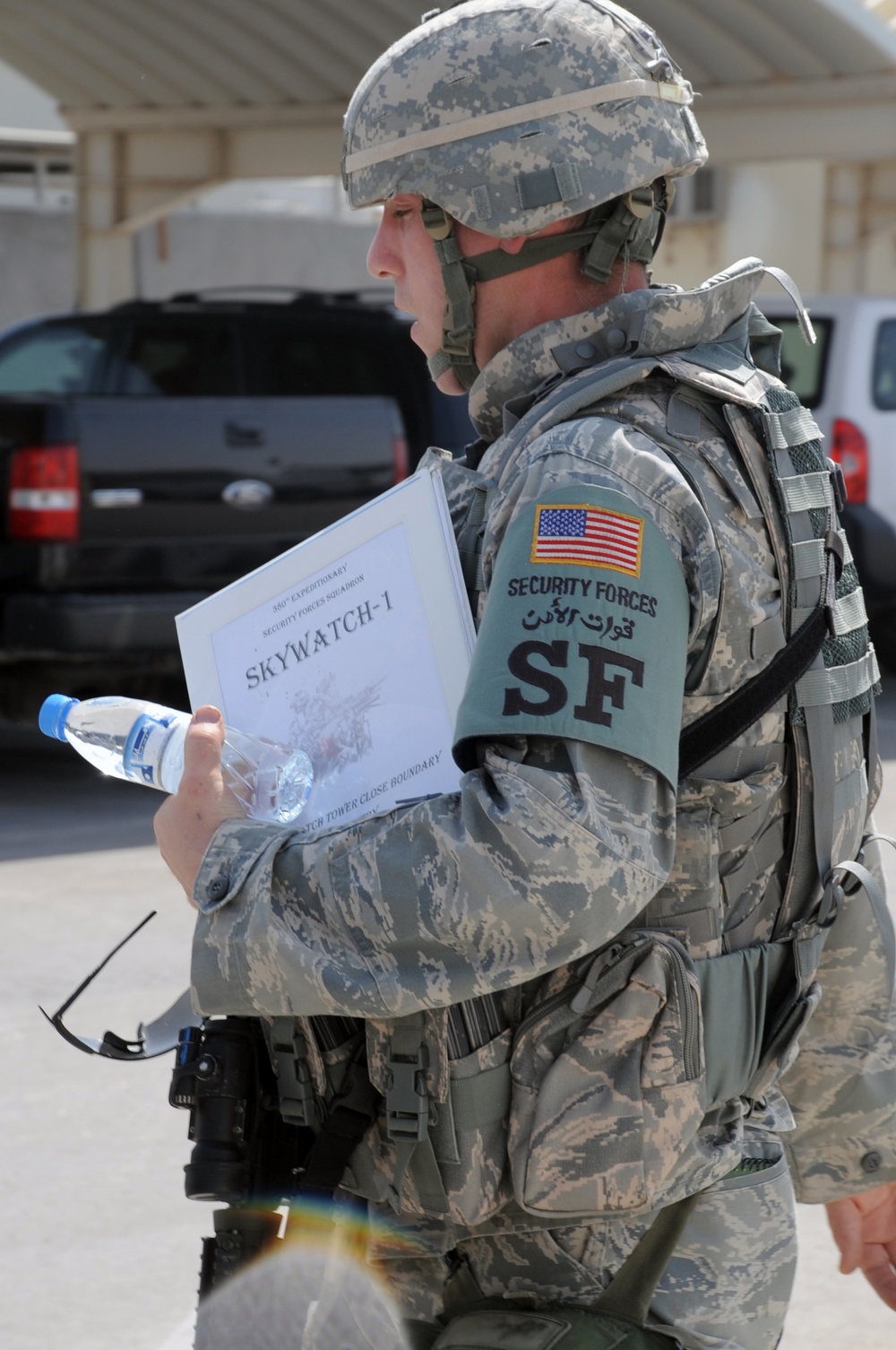 380th Expeditionary Security Forces Squadron Airmen in Action