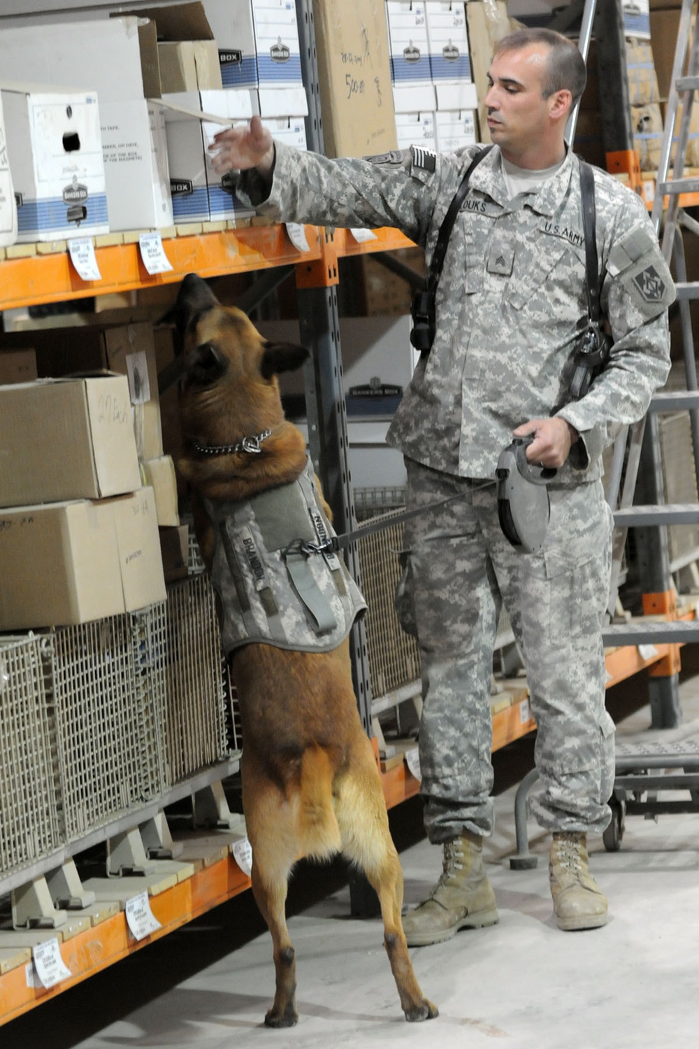K-9 teams enjoy scent of training