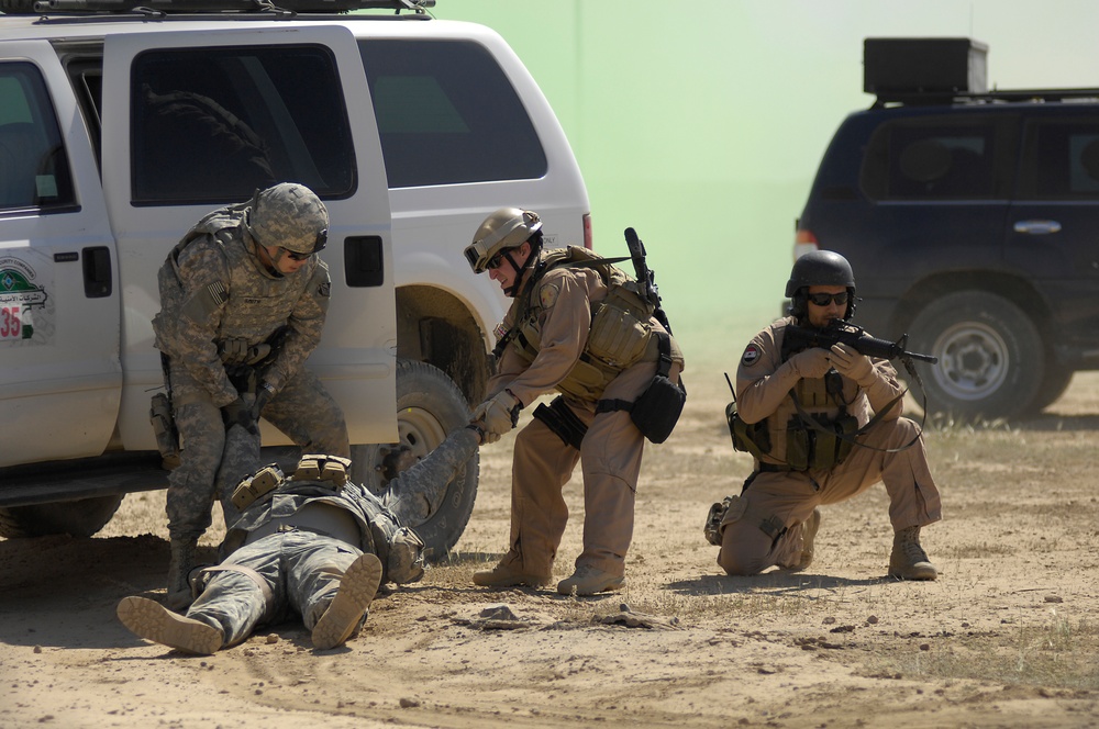 Simulated Bomb Attack