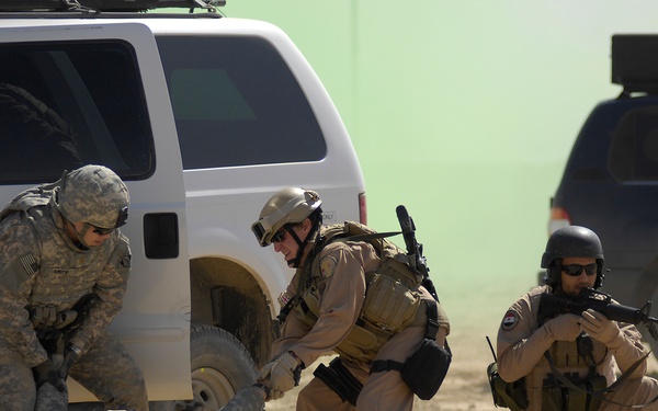 Simulated Bomb Attack