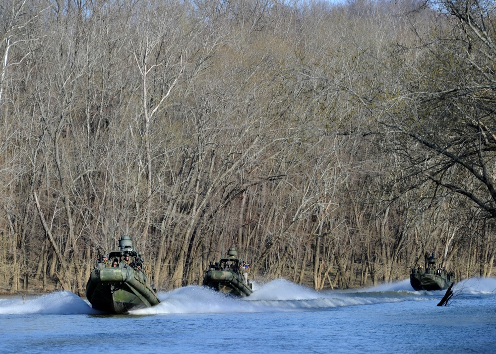 Battle drills at Fort Knox