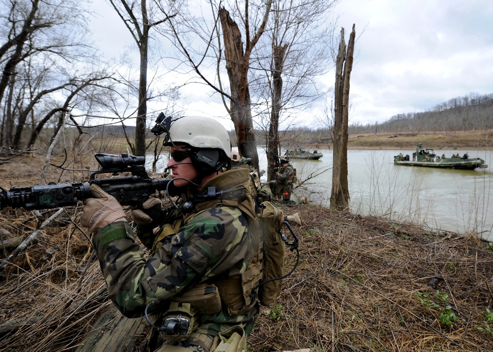 Battle drills at Fort Knox