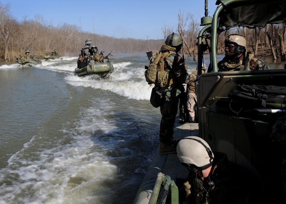 Battle drills at Fort Knox