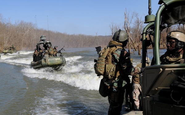 Battle drills at Fort Knox