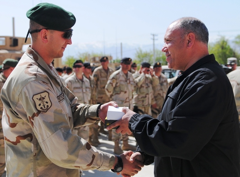 86th IBCT Welcomes Macedonian Soldiers to Task Force