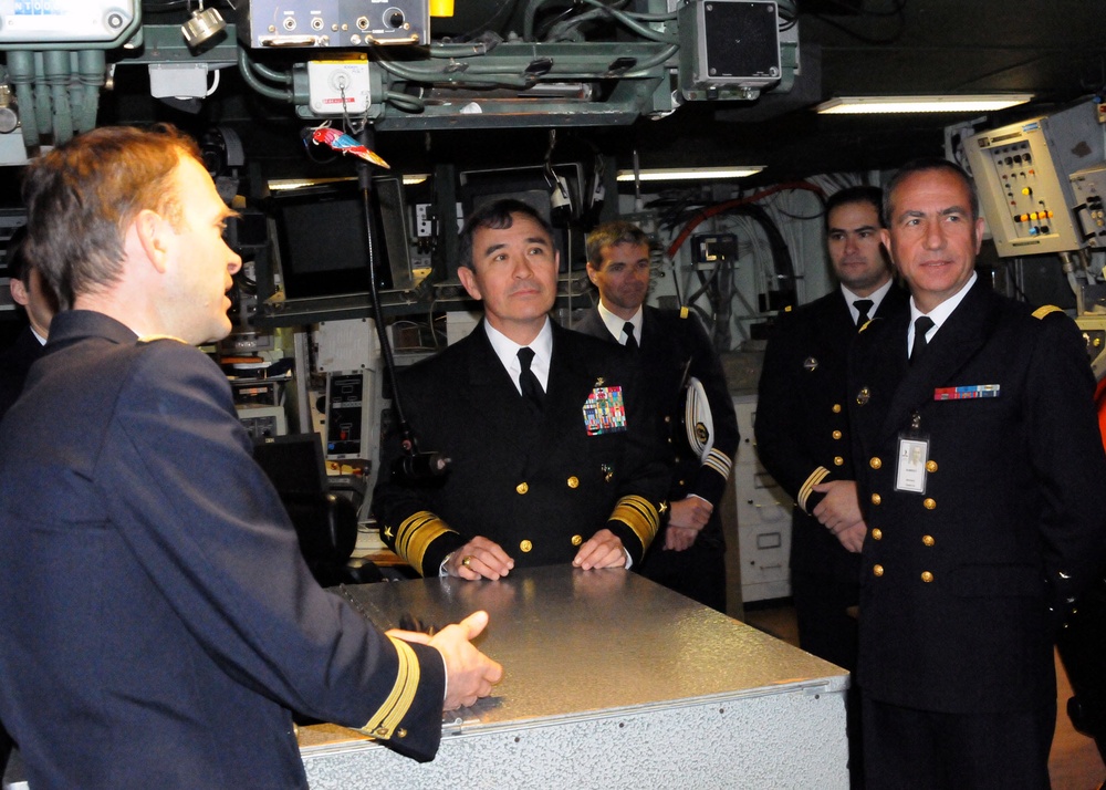 Vice Adm. Harris visits French Naval Forces