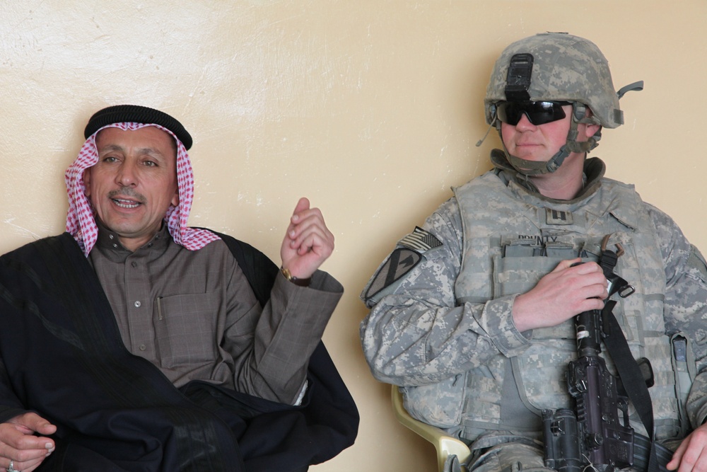 Soldiers, Civilians open school