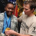 Olympians Share Medals With Troops Overseas