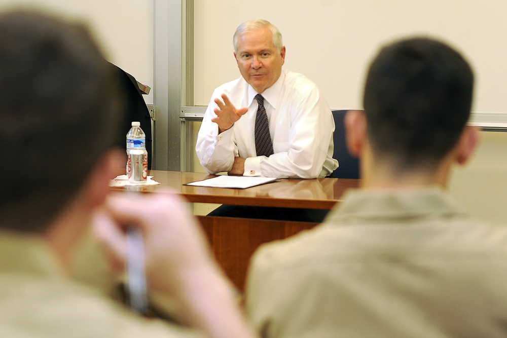 Secretary of Defense Robert M. Gates at the U.S. Naval Academy