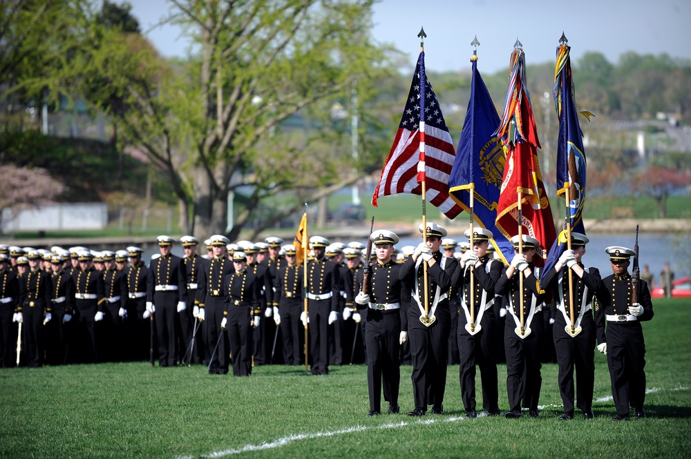 Secretary of Defense Robert M. Gates at the U.S. Naval Academy