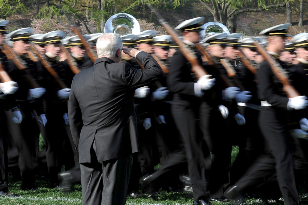 Secretary of Defense Robert M. Gates at the U.S. Naval Academy