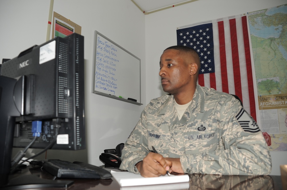 USAFE Senior NCO, Dry Branch Native, Manages Personnel Operations for Southwest Asia Wing