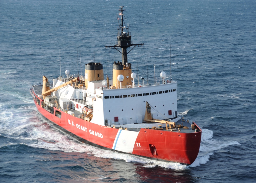The Coast Guard Icebreaker Polar Sea Underway