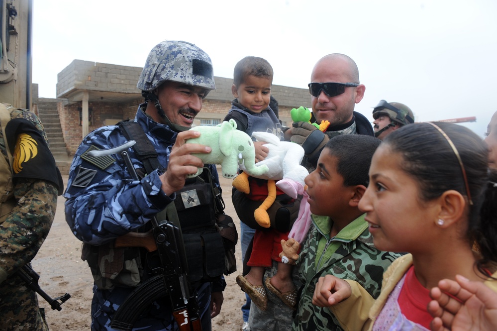 Golden Lions Deliver Supplies