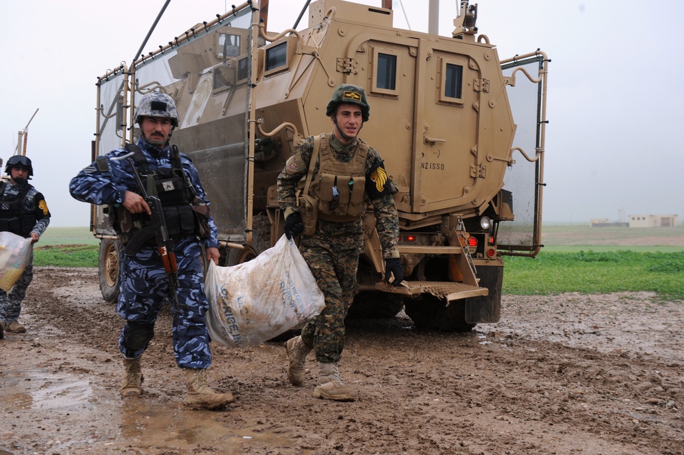 Golden Lions Deliver Supplies