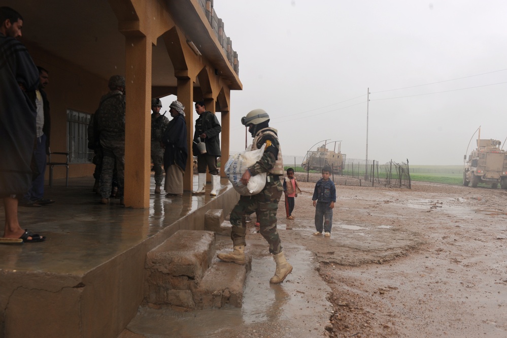 Golden Lions Deliver Supplies