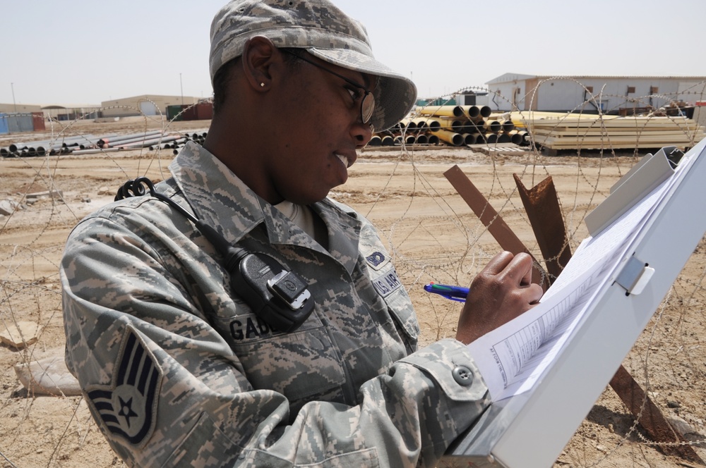 Edwards NCO, Oklahoma City Native, Manages Security Forces Patrols, Airmen for Southwest Asia Base