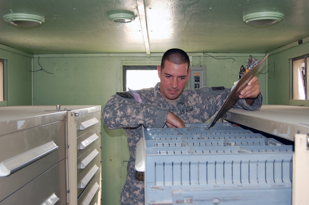 Fort Bragg NCO, Charleston Native, Manages Deployed Unit's Supply Activity in Southwest Asia