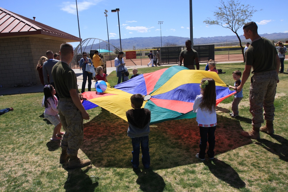 Combat Center kicks off Month of Military Child with carnival