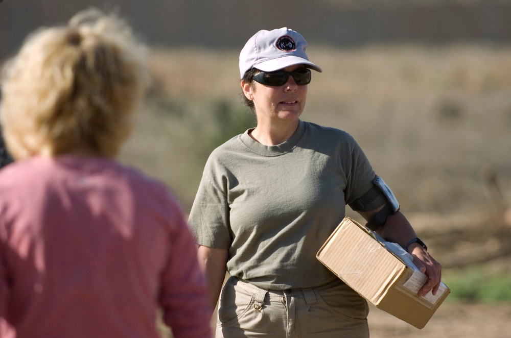 Cadaver dog training