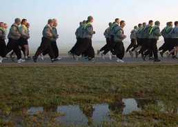 Soldiers participate in 'fun run' for cause