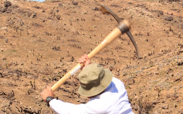 Marines, Sailors plant new beginning for national park