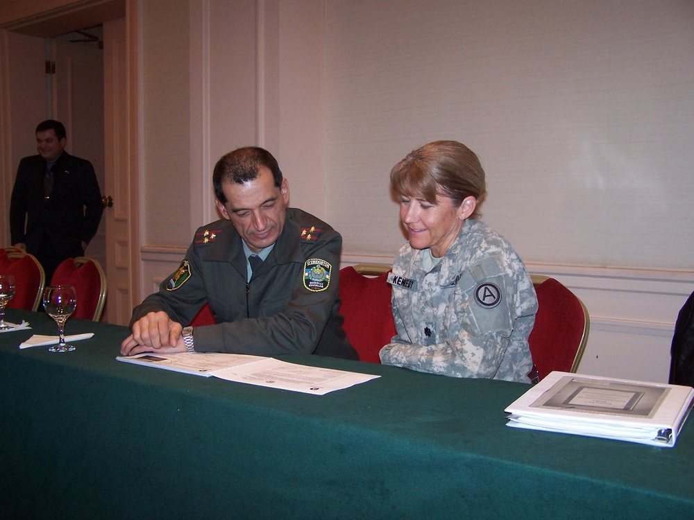 Third Army/U.S. Army Central tackles H1N1 during information exchange with Uzbekistan