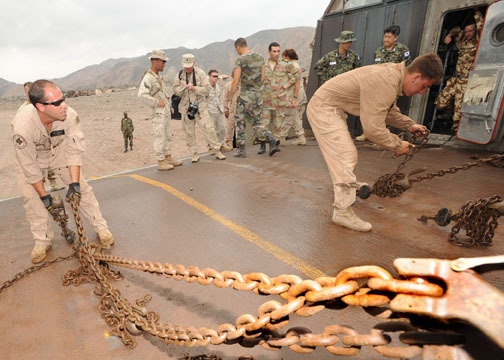 MEU trains in Djibouti