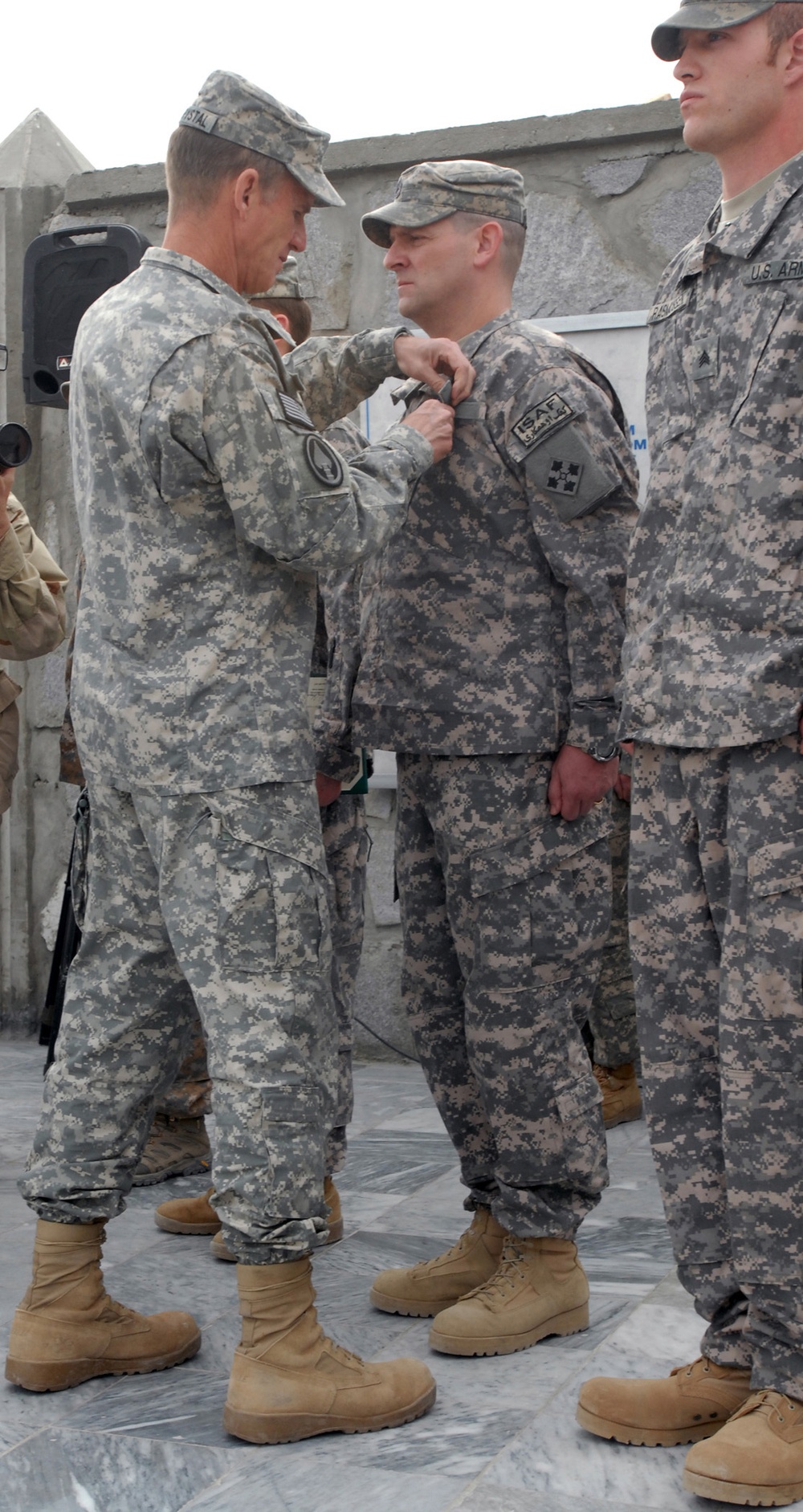 Gen. McChrystal Awards Four Silver Stars for Valor