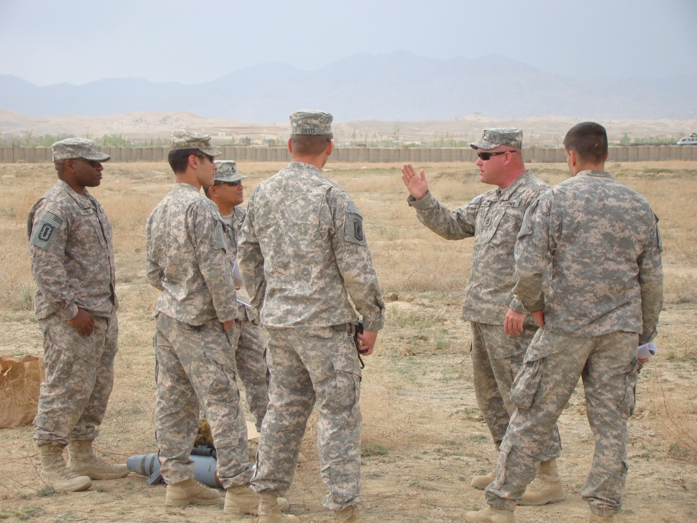 Fire Mission and Counter Improvised Explosive Device Training