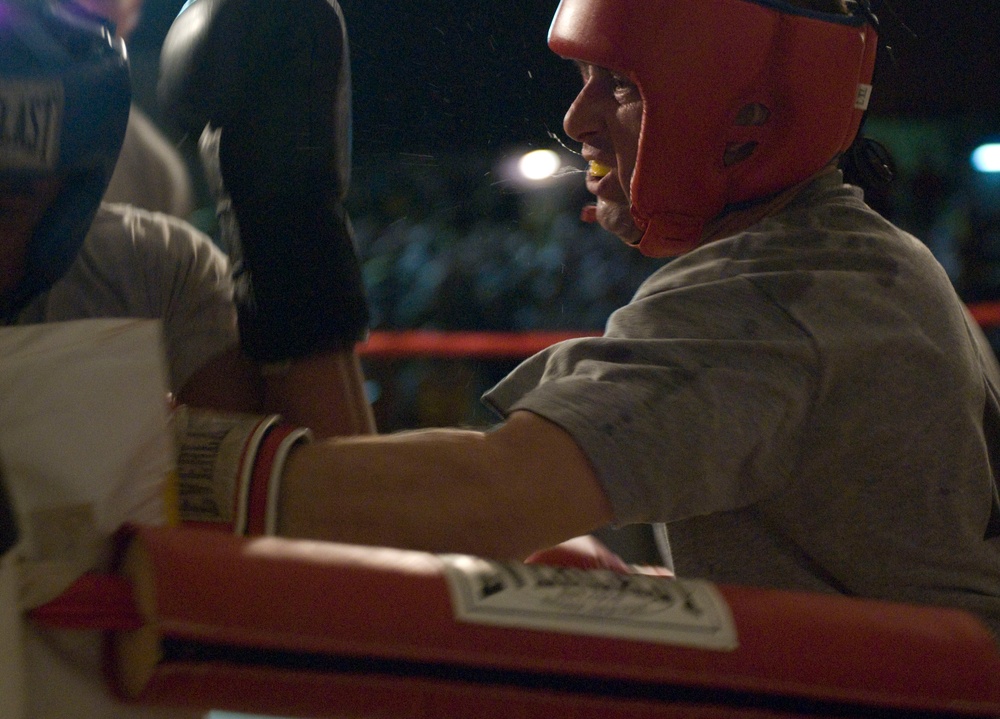 U.S. Forces Hold Fight Night in Iraq