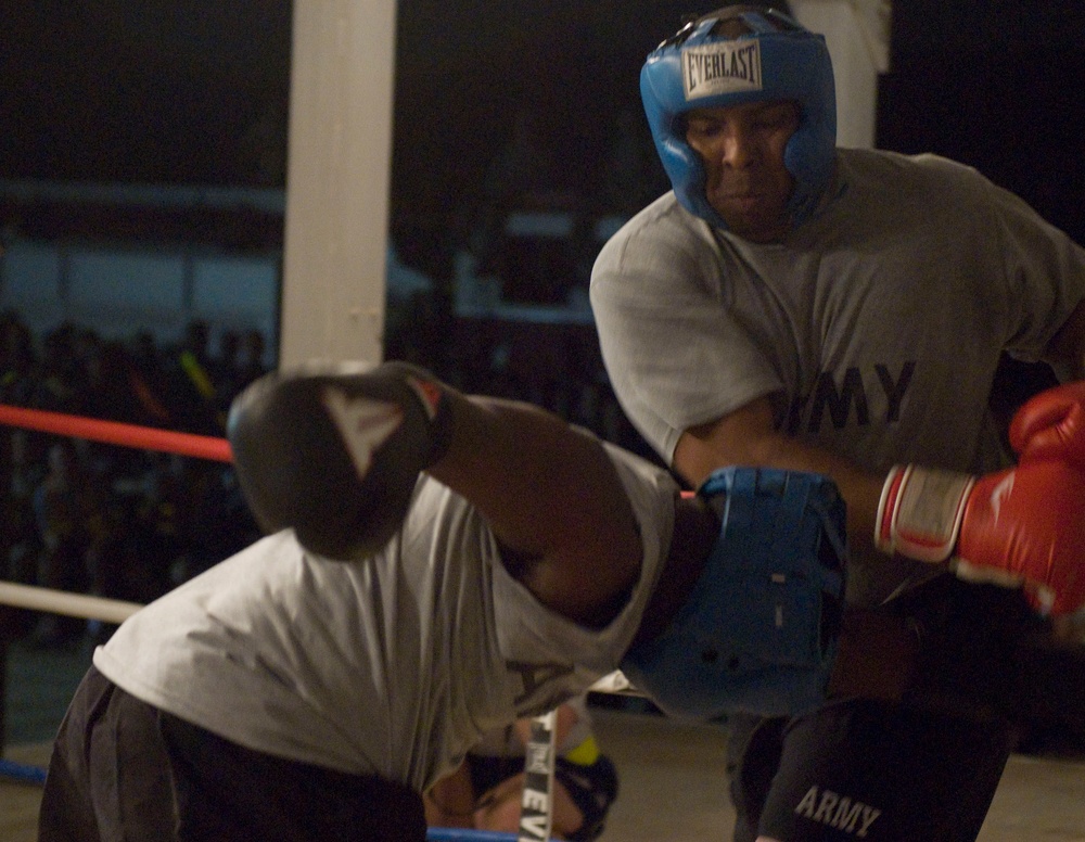U.S. Forces Hold Fight Night in Iraq