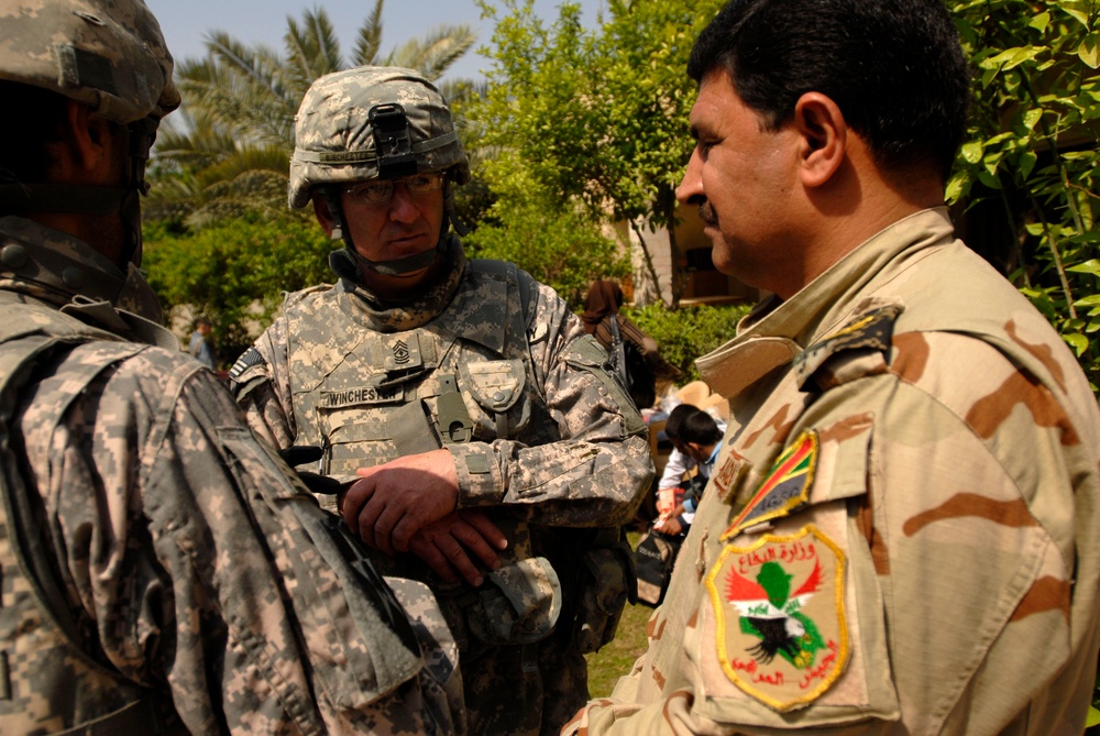 Civil Affairs Soldiers support orphans