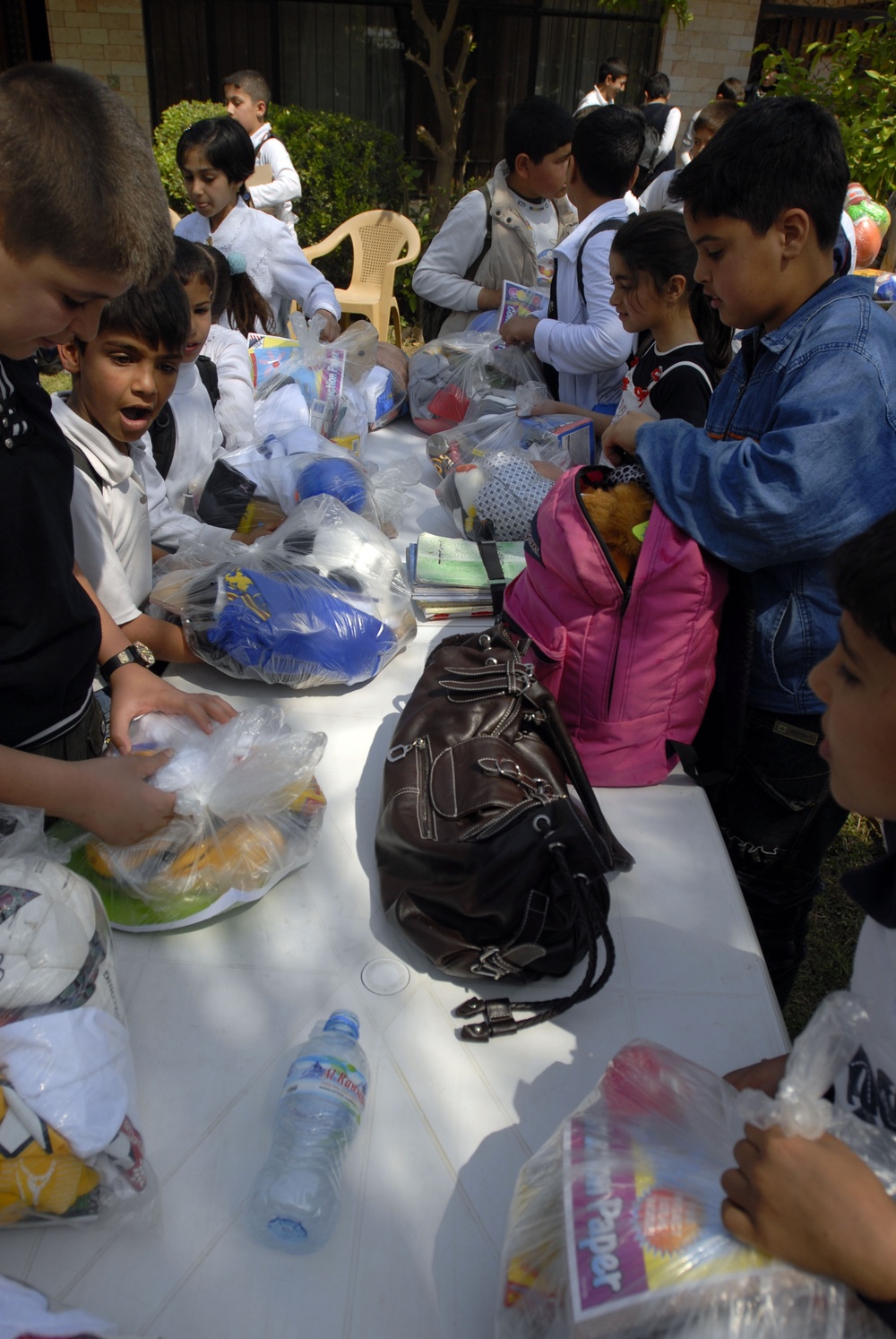 Civil Affairs Soldiers support orphans