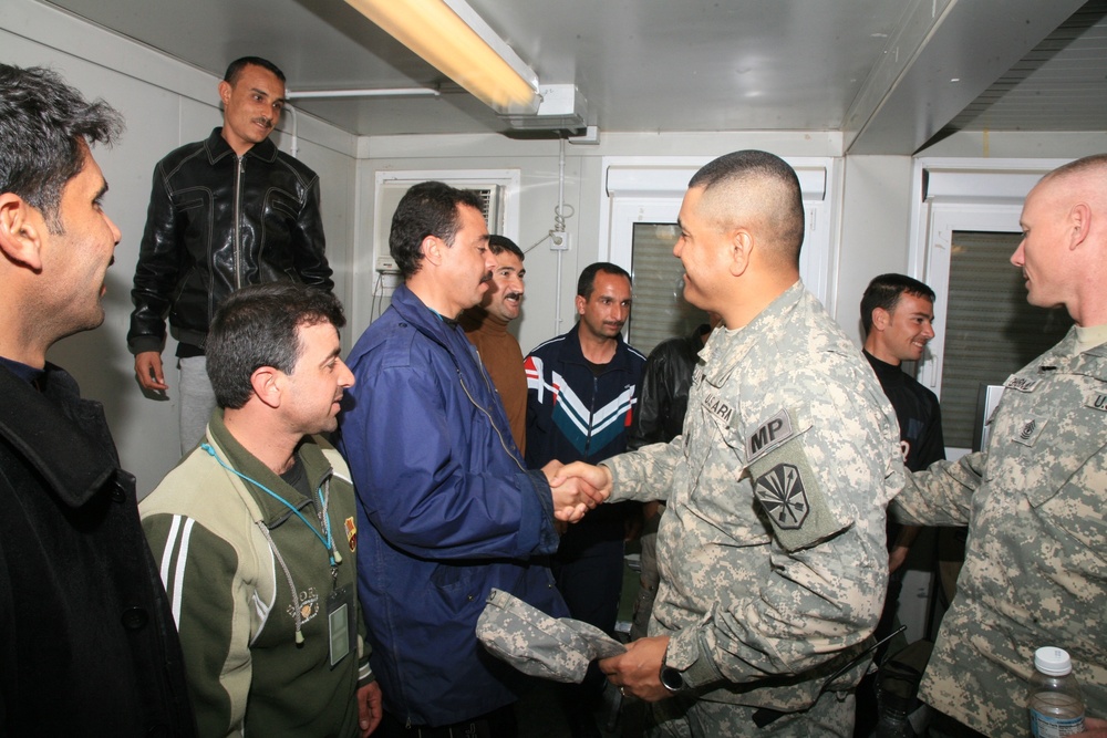 855th MPs Operate Iraqi Security Forces - Continuing Education Center
