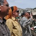 Four Stars and Two Parents Make for a Special  Re-enlistment Ceremony in Afghanistan