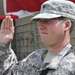 Four Stars and Two Parents Make for a Special  Re-enlistment Ceremony in Afghanistan