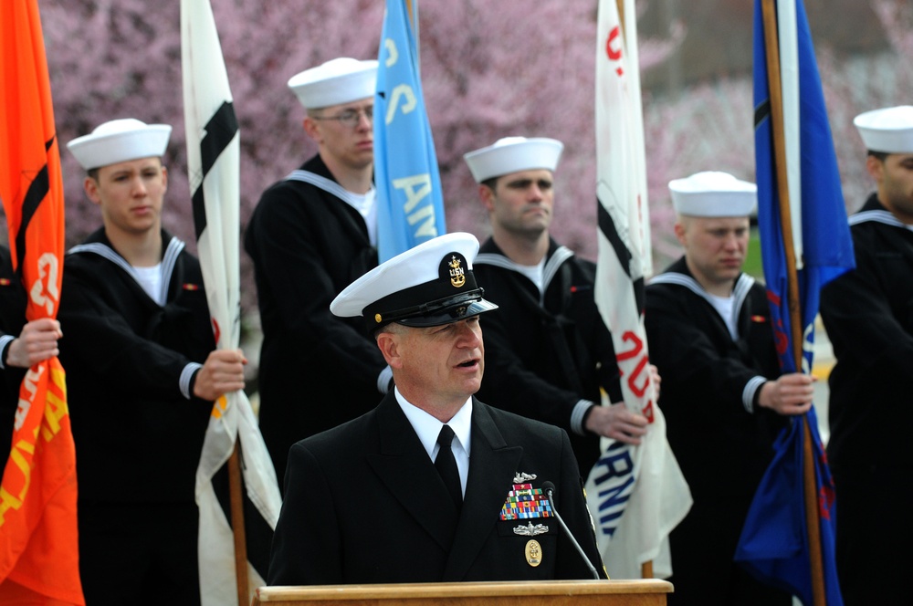 Submarine action in Groton