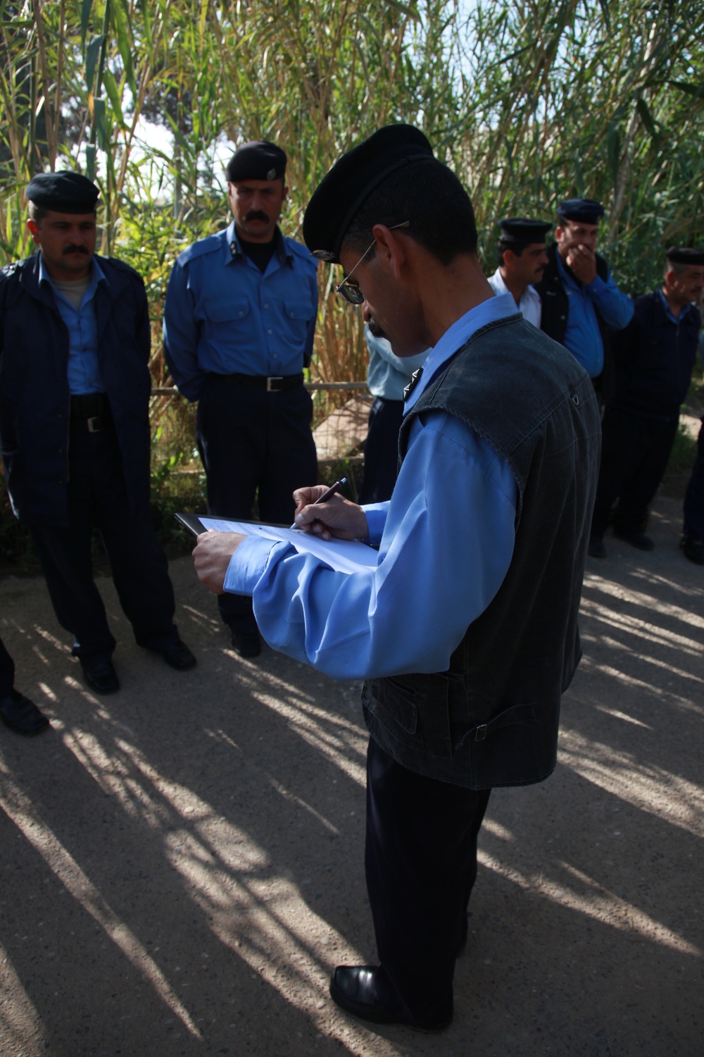 Iraqi police first aid training