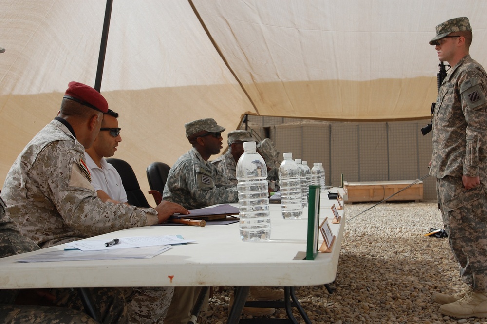 U.S. Army Conducts Board With Iraqi Counterparts