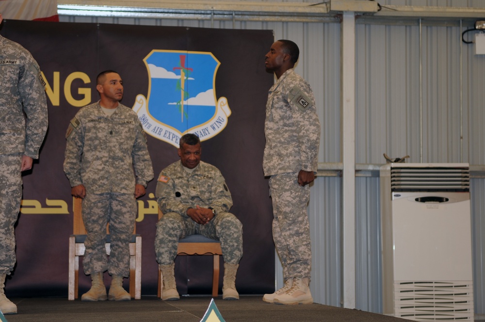 'No Fear' Battalion Holds NCO Induction Ceremony in Southwest Asia