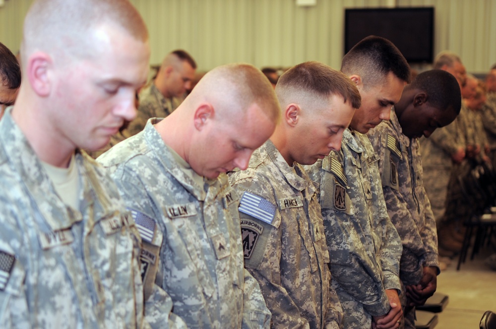 'No Fear' Battalion Holds NCO Induction Ceremony in Southwest Asia