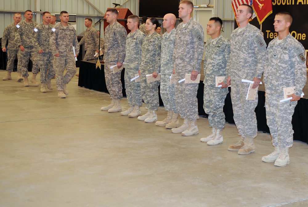 'No Fear' Battalion Holds NCO Induction Ceremony in Southwest Asia