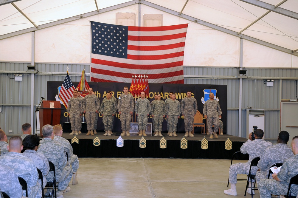 'No Fear' Battalion Holds NCO Induction Ceremony in Southwest Asia