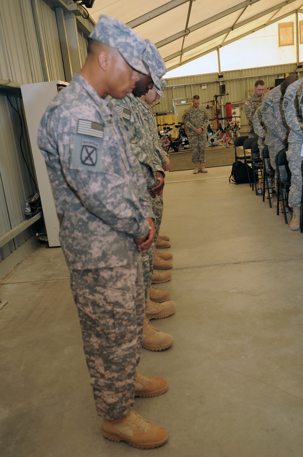 'No Fear' Battalion Holds NCO Induction Ceremony in Southwest Asia