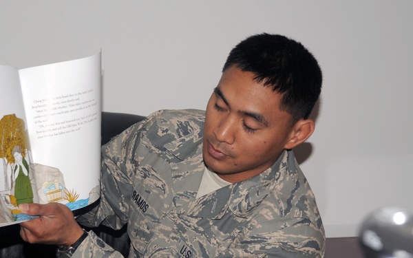 Deployed Airmen begin participation in reading program for children