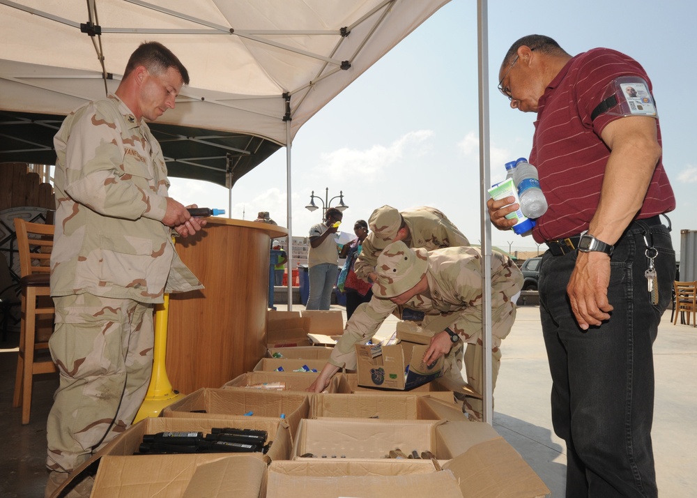 USO and Girl Scout donations