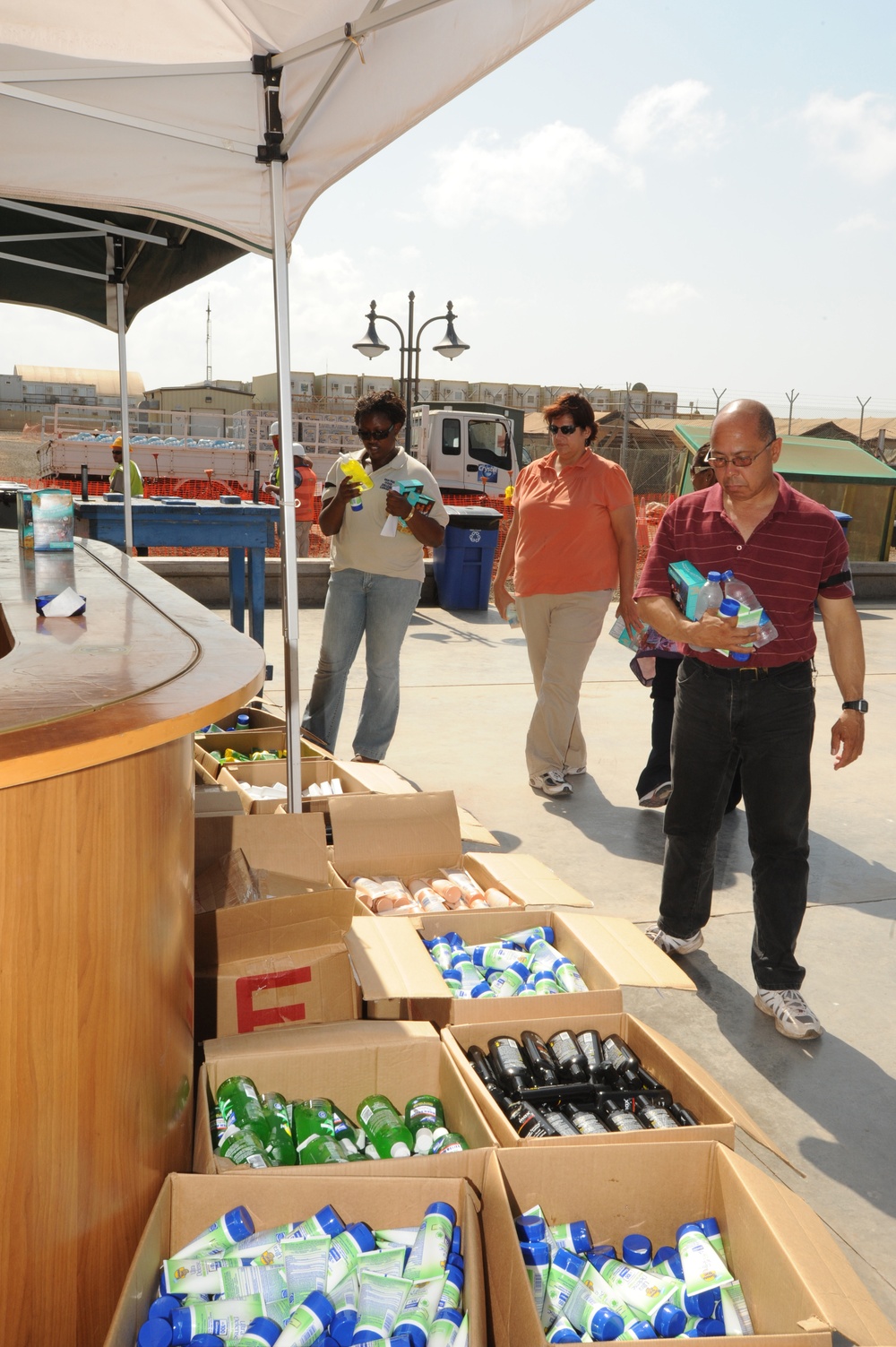 USO and Girl Scout donations